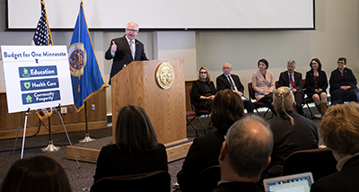 Photo of Governor Tim Walz.